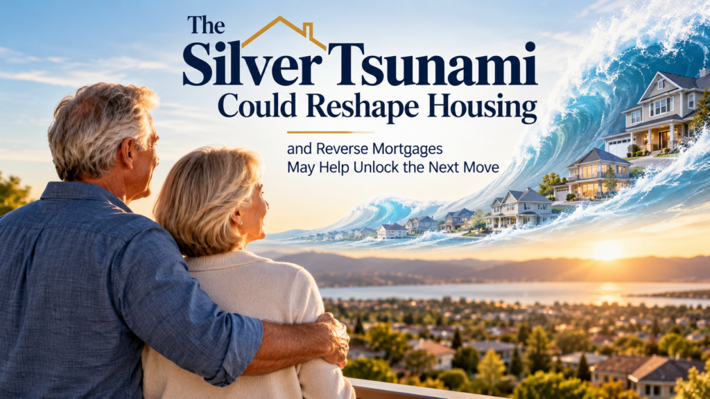 Silver Tsunami real estate trends and reverse mortgage opportunities for older homeowners